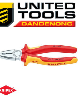 KNIPEX Combination Pliers - 1000V VDE P/n 03 06 200 + $10.60 Postage