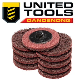 Geiger 50mm Abrasive Disc Pack QTY 10 (Maroon) P/n GPA1528x10 + $10.60 Postage