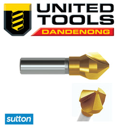 Sutton Countersink – 90° Three Flute TiNite Coated 4-10mm P/n C1060901 + $10.60 Postage