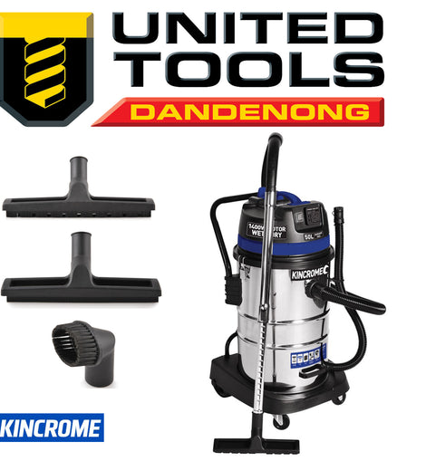 Kincrome Wet & Dry Workshop Vacuum 80L 240V / Twin 1000W P/n KP705 INSTORE ONLY