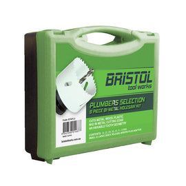 Bristol 9 Piece Plumbers Holesaw Kit P/n BTWPL9 + $13.50 postage