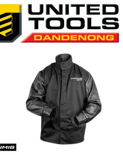 UNIMIG ROGUE™ LEATHER SLEEVED WELDING JACKET (NEW STYLE) P/N U22006