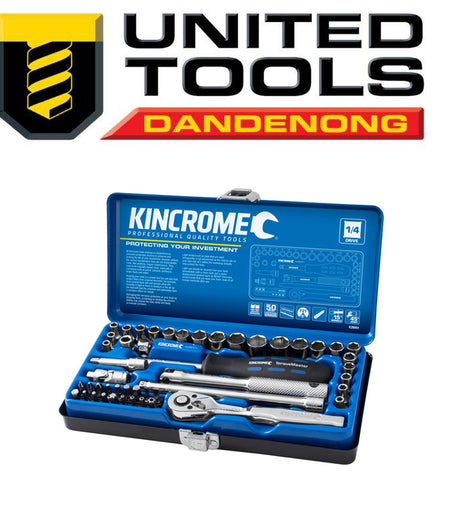 KINCROME SOCKET SET 48 PIECE 1/4