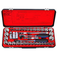 SP Tools SP20300 Socket Set 1/2in Drive 41 Piece Metric / Sae