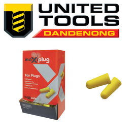 Maxisafe MaxiPlug Uncorded Earplugs Class 5 - Box of 200 pairs P/n HEU645